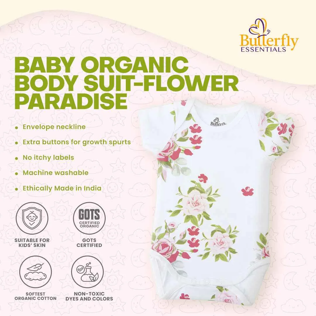 Baby Organic Body Suit view 3