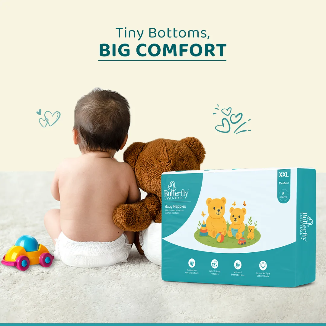 Baby Diapers – All-Day Dryness and Aloe Vera Care - XXL view 2
