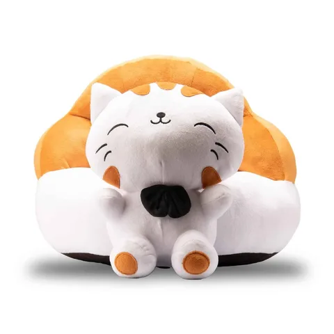 Cat Seater White Brown 55cm