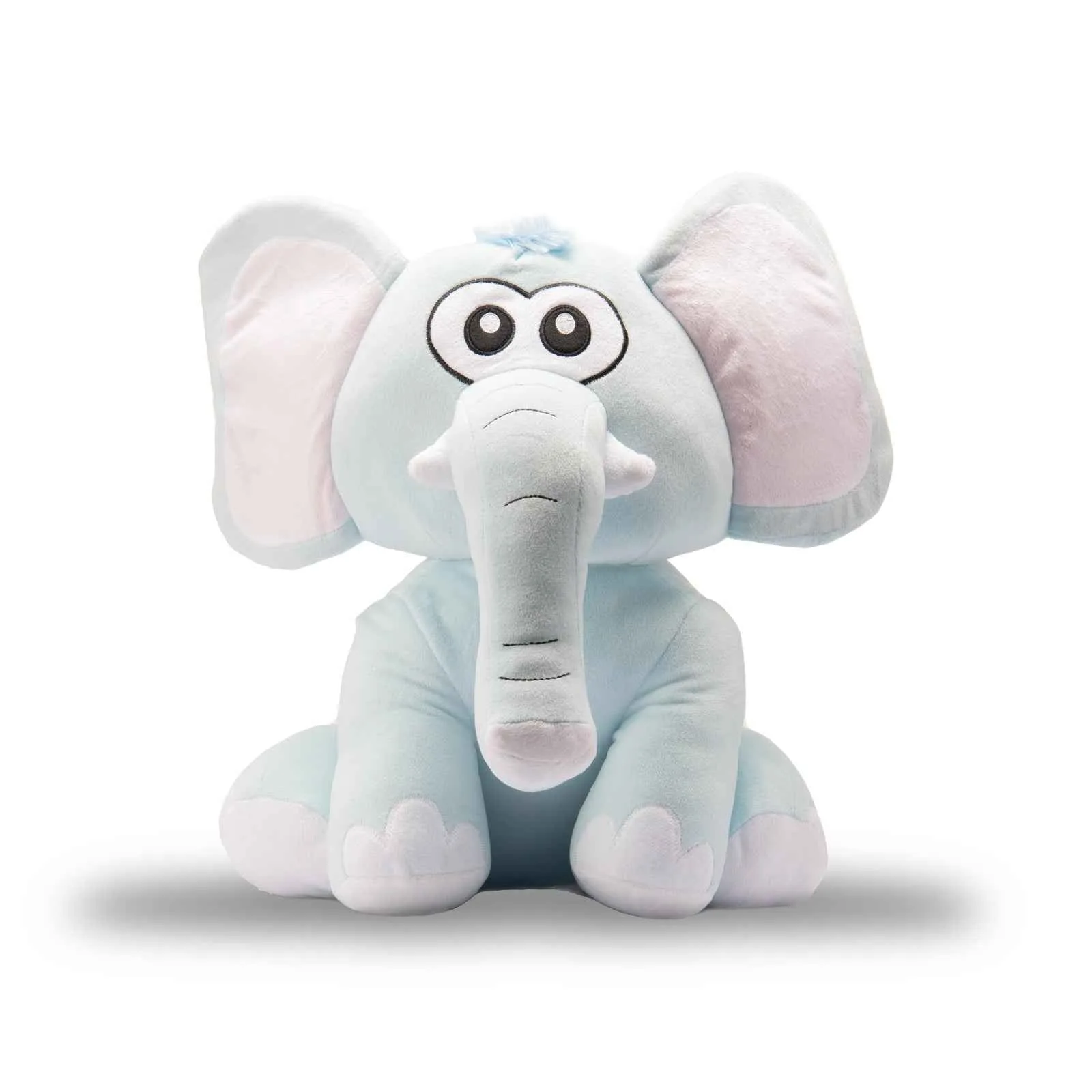 Elephant Plush Toy - Soft Sitting Elephant Toy thumbnail 4